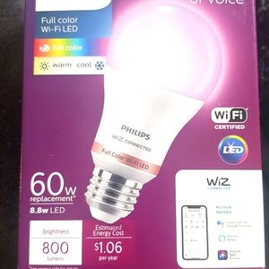 Philips 60w REPLACEMENT smart wifi LED bulb